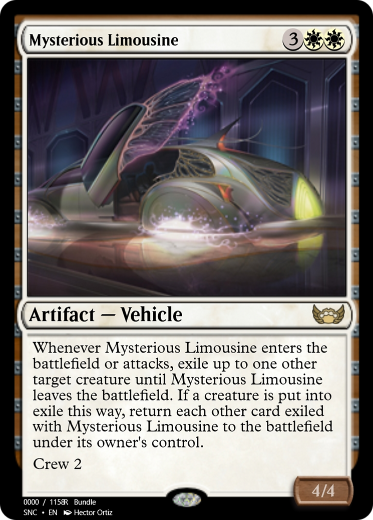 Mysterious Limousine (PRM-99967) - Magic Online Promos Foil