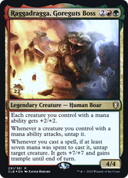 Raggadragga, Goreguts Boss (PRE-291S) - Battle for Baldur's Gate Promos Foil