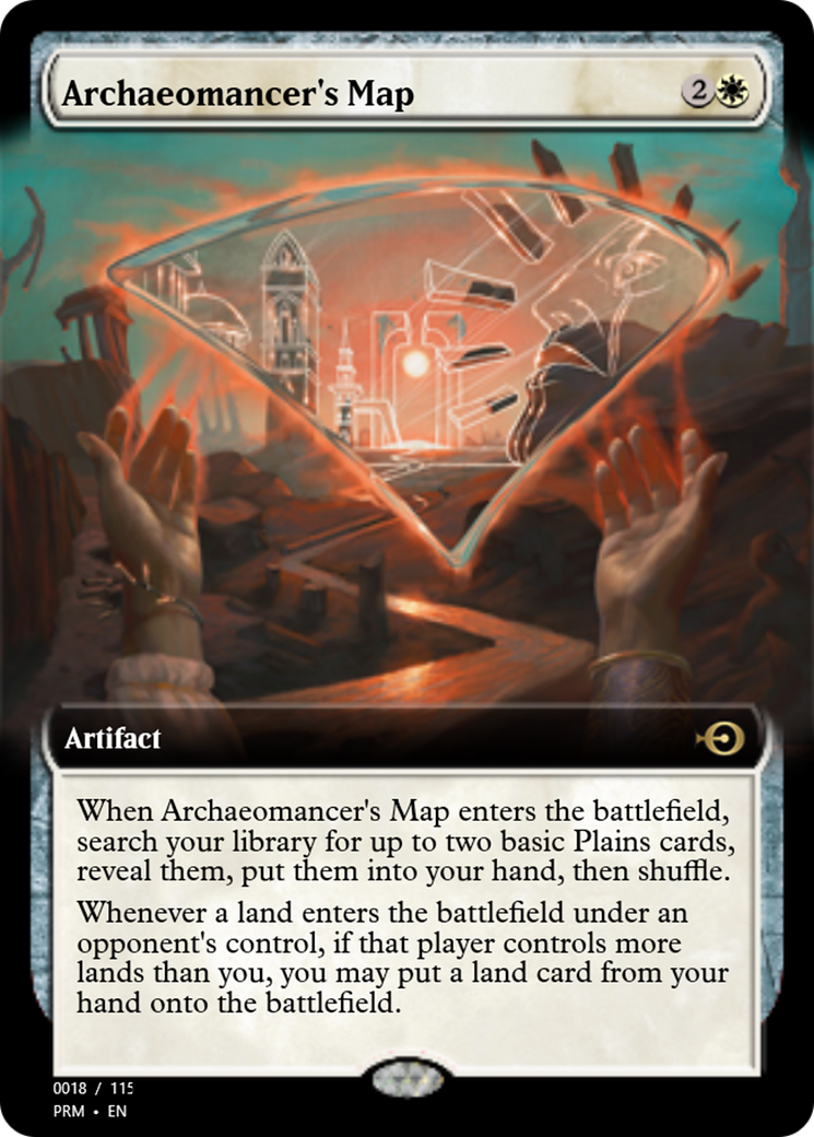 Archaeomancer's Map (PRM-90008) - Magic Online Promos Foil