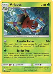 Ariados 006  - Holofoil SM  Celestial Storm - Holo Rare