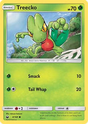 Treecko (8) 008/168  - Reverse Holofoil SM  Celestial Storm - Common