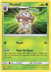Nuzleaf 013  SM  Celestial Storm - Uncommon