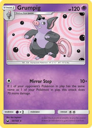 Grumpig 060  - Reverse Holofoil SM  Celestial Storm - Rare