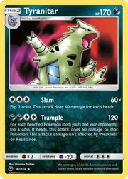 Tyranitar 087/168  - Holofoil SM  Celestial Storm - Holo Rare
