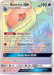 Banette GX (Secret) 174  - Holofoil SM  Celestial Storm - Secret Rare