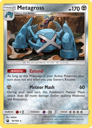 Metagross 095/168  - Reverse Holofoil SM  Celestial Storm - Holo Rare