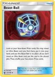 Beast Ball 125/168  SM  Celestial Storm - Uncommon