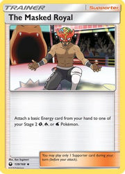 The Masked Royal 139/168  - Reverse Holofoil SM  Celestial Storm - Uncommon