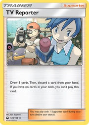 TV Reporter 149/168  SM  Celestial Storm - Uncommon