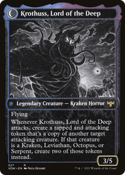 Runo Stromkirk // Krothuss, Lord of the Deep (VOW-327) - Innistrad: Crimson Vow: (Showcase, Double Faced Transform)