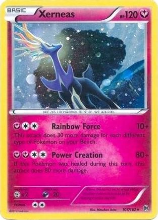 Xerneas 107/162  - Holofoil Blister Exclusives - Promo