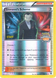 Giovanni's Scheme 138/162  - Reverse Holofoil League & Championship Cards - Promo