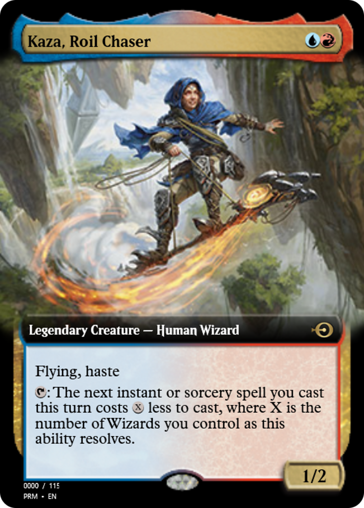 Kaza, Roil Chaser (PRM-83806) - Magic Online Promos Foil