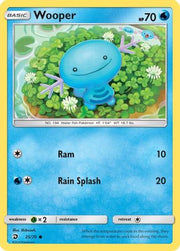 Wooper 025/70  - Reverse Holofoil Dragon Majesty - Common