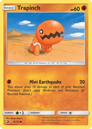 Trapinch 032  - Reverse Holofoil Dragon Majesty - Common