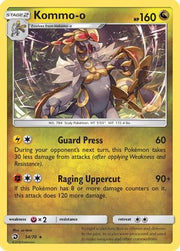 Kommo-o 054/70  - Reverse Holofoil Dragon Majesty - Holo Rare