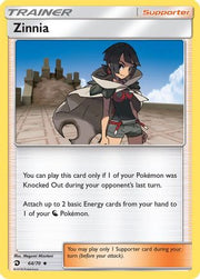 Zinnia 064/70  - Reverse Holofoil Dragon Majesty - Uncommon