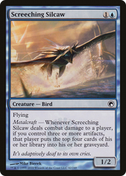 Screeching Silcaw (SOM-042) - Scars of Mirrodin Foil