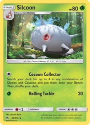 Silcoon 025  SM  Lost Thunder - Uncommon