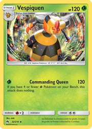 Vespiquen 032  - Reverse Holofoil SM  Lost Thunder - Uncommon