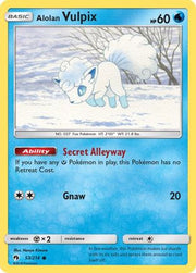 Alolan Vulpix 053/214  SM  Lost Thunder - Common