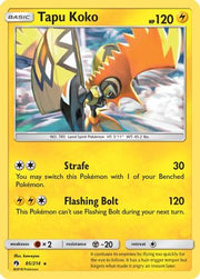 Tapu Koko 085  - Reverse Holofoil SM  Lost Thunder - Holo Rare