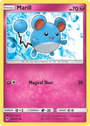 Marill 135/214  - Reverse Holofoil SM  Lost Thunder - Common