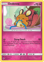 Dedenne (142) 142/214  - Reverse Holofoil SM  Lost Thunder - Uncommon