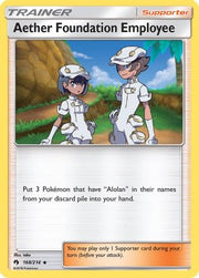 Aether Foundation Employee 168  SM  Lost Thunder - Uncommon