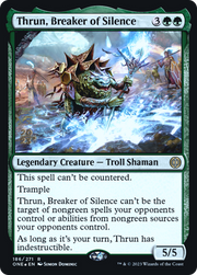 Thrun, Breaker of Silence (PRE-186S) - Phyrexia: All Will Be One Promos Foil