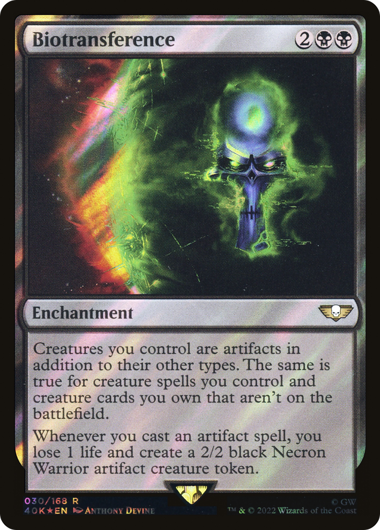 Biotransference (40K-030) - Warhammer 40,000 Commander Foil