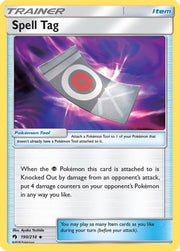 Spell Tag 190/214  - Reverse Holofoil SM  Lost Thunder - Uncommon