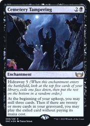 Cemetery Tampering (PRE-69S) - Streets of New Capenna Promos Foil