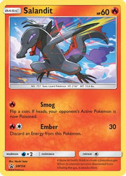 Salandit SM154  - Holofoil SM Promos - Promo