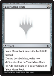 Your Mana Rock (UNK-CA02B) - Unknown Event