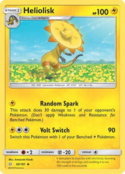 Heliolisk 050  - Reverse Holofoil SM  Team Up - Uncommon