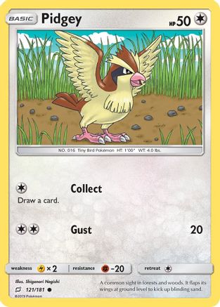 Pidgey (121) 121/181  SM  Team Up - Common