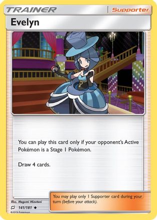 Evelyn 141/181  SM  Team Up - Uncommon