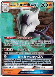 Alolan Marowak GX SM187  - Holofoil SM Promos - Promo