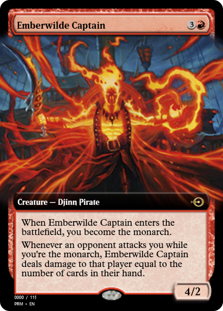 Emberwilde Captain (PRM-86012) - Magic Online Promos