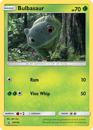 Bulbasaur SM198  - Holofoil SM Promos - Promo