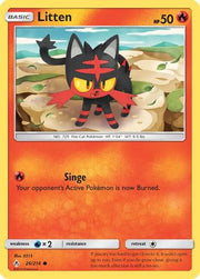 Litten (26) 026/214  - Reverse Holofoil SM  Unbroken Bonds - Common