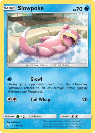 Slowpoke 042/214  SM  Unbroken Bonds - Common
