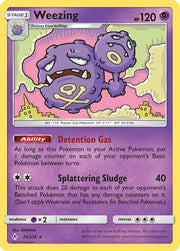 Weezing 074/214  - Reverse Holofoil SM  Unbroken Bonds - Rare