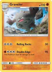 Graveler 088  - Reverse Holofoil SM  Unbroken Bonds - Uncommon