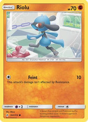 Riolu 102/214  - Reverse Holofoil SM  Unbroken Bonds - Common