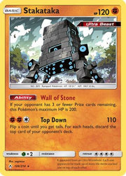 Stakataka 106/214  - Holofoil SM  Unbroken Bonds - Holo Rare