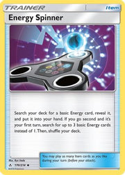 Energy Spinner 170/214  SM  Unbroken Bonds - Uncommon