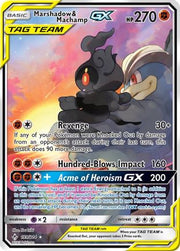 Marshadow & Machamp GX (199) (Full Art) 199  - Holofoil SM  Unbroken Bonds - Ultra Rare