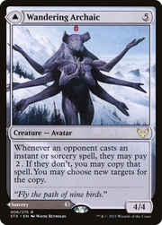 Wandering Archaic // Explore the Vastlands (STX-006) - Strixhaven: School of Mages Foil